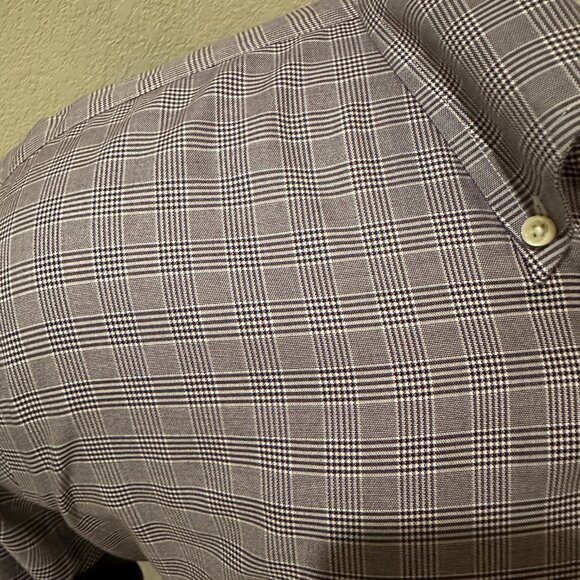 Brooks Brothers Dress Shirt Lavender 17.5 Neck 38 Sleeve - Picture 2 of 3